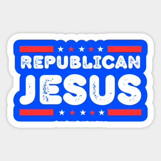 Republican-Jesus Sticker